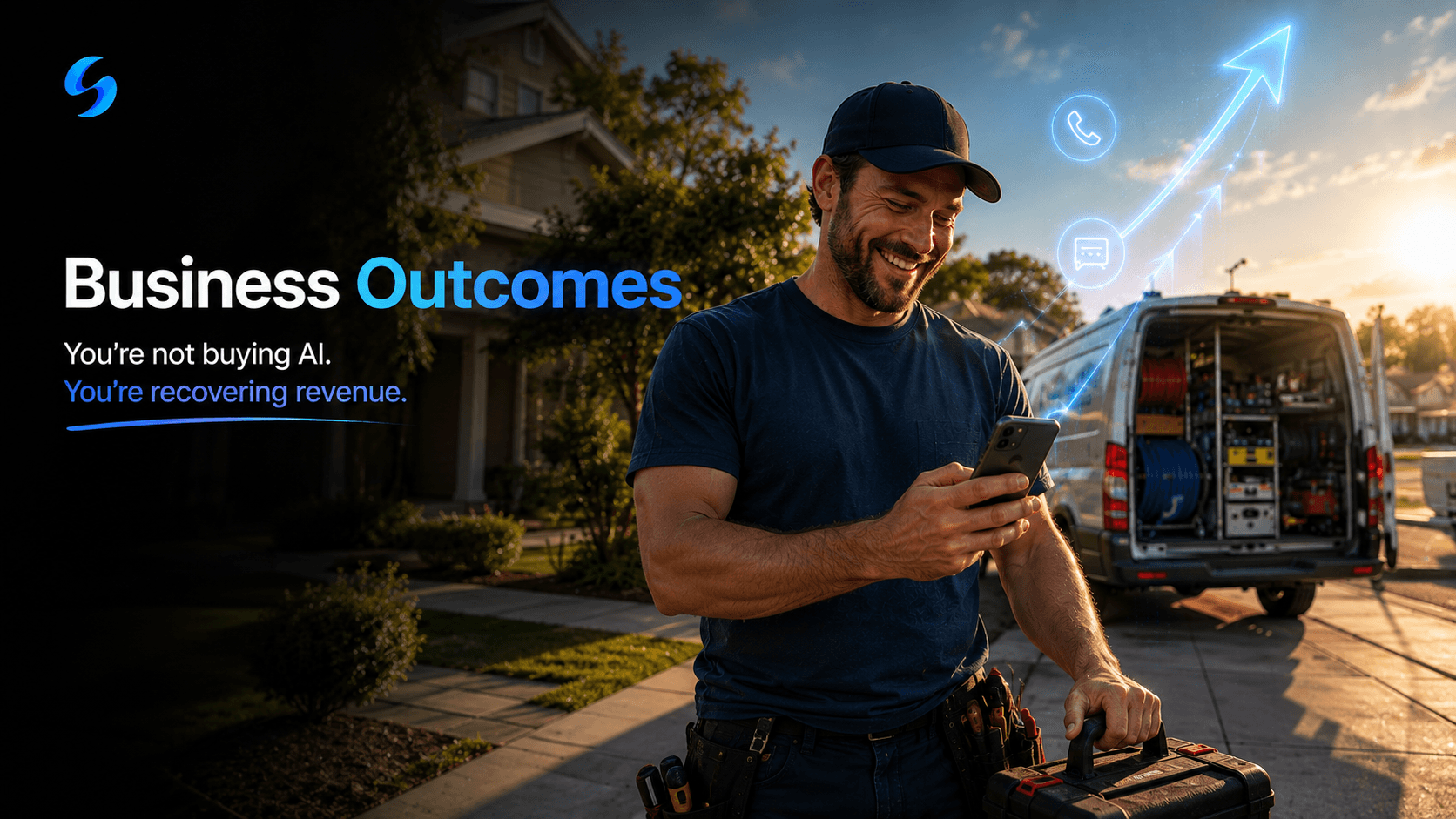Business outcomes and analytics dashboard