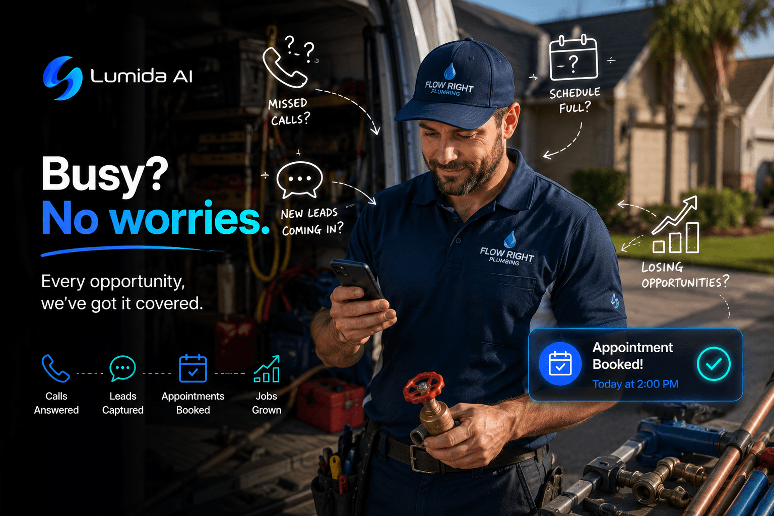 The Lumida Revenue Recovery System interface